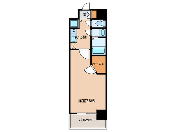 プレサンス栄ライズ(1208)の物件間取画像